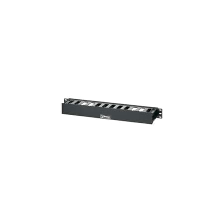 Panduit CABLE MANAGER HORIZONTAL, 1.7"H X 19"W X 3.7"D 1RMU, BLK FRONT ONLY ROHS WMPFSE